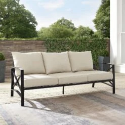 Kaplan Outdoor Metal Sofa Oil Rubbed Bronze With Cushions - Crosley 17 Kaplan Outdoor Metal Sofa Oil Rubbed Bronze With Cushions - Crosley -Cheap Crosley Store GUEST 31cecb1c dc96 42e1 84c7 912e35178795