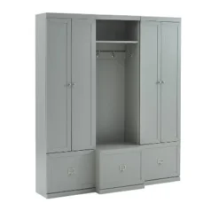 3pc Harper Entryway Set With Hall Tree And 2 Pantry Closets Gray - Crosley 16 3pc Harper Entryway Set With Hall Tree And 2 Pantry Closets Gray - Crosley -Cheap Crosley Store GUEST 347047af 19c3 4e45 95dc 8a748375e85d