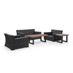 Beaufort 5pc Outdoor Wicker Conversation Set - Mist - Crosley 12 Beaufort 5pc Outdoor Wicker Conversation Set - Mist - Crosley -Cheap Crosley Store GUEST 3602ac5b be9a 4295 ba48 748e2b4c788b