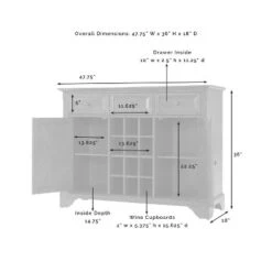 Lafayette Sideboard Cabinet With Wine Storage - Crosley 22 Lafayette Sideboard Cabinet With Wine Storage - Crosley -Cheap Crosley Store GUEST 37888e07 acdf 459b b8cb 8013f83f45cf