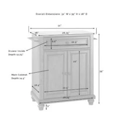 Cambridge Granite Top Portable Kitchen Island/Cart Cherry/Black - Crosley -Cheap Crosley Store GUEST 382676b8 eedf 4bfa b238 7d22cb22f943 1
