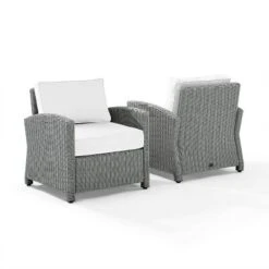 Bradenton 2pc Outdoor Wicker Armchair Set - Crosley -Cheap Crosley Store GUEST 38541dd1 94bd 4523 ab23 79025e6203b1
