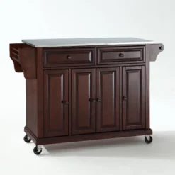 Full Size Stainless Steel Top Kitchen Cart - Crosley -Cheap Crosley Store GUEST 3944983c 3258 4750 bde1 e9f47533372c