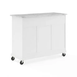 Avery Kitchen Island/Cart Distressed White/White Marble - Crosley -Cheap Crosley Store GUEST 3a62481c e0f1 44d1 973e cf6e6fb0e297