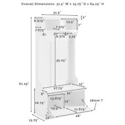 Shoreline Hall Tree - Crosley -Cheap Crosley Store GUEST 3c6cfae8 7761 4f29 9e36 2fb82ff1d38a