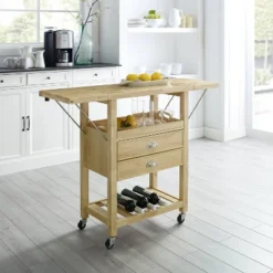 Bristol Double Drop Leaf Kitchen Cart Natural - Crosley 22 Bristol Double Drop Leaf Kitchen Cart Natural - Crosley -Cheap Crosley Store GUEST 3cb2fbc4 d8ed 4d67 a69c 55a2b62a8bc7