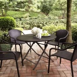 Palm Harbor 5pc Outdoor Wicker Dining Set - Brown - Crosley 11 Palm Harbor 5pc Outdoor Wicker Dining Set - Brown - Crosley -Cheap Crosley Store GUEST 3cc86ea5 6561 4719 8604 2886f32a7287