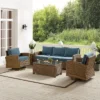 Crosley 5pc Bradenton Steel Outdoor Patio Conversation Furniture Set