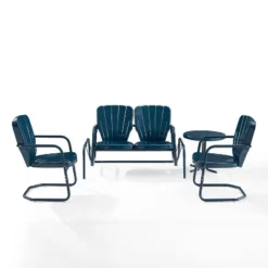 Ridgeland 4pc Outdoor Metal Conversation Set - Navy - Crosley 8 Ridgeland 4pc Outdoor Metal Conversation Set - Navy - Crosley -Cheap Crosley Store GUEST 3e129ce3 4340 40ae b969 d91b62b89e85