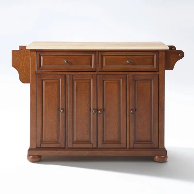 Alexandria Wood Top Full Size Kitchen Island/Cart - Crosley 10 Alexandria Wood Top Full Size Kitchen Island/Cart - Crosley - Image 10