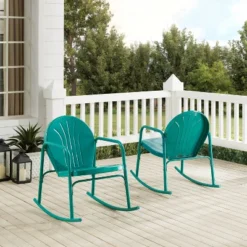 Griffith Set Of 2 Metal Rocking Chairs - Crosley -Cheap Crosley Store GUEST 4089a6fd 9579 44d0 a1a6 501949c8f749