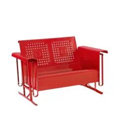 Bates Outdoor Loveseat Glider - Bright Red - Crosley -Cheap Crosley Store GUEST 416e9d3d e54b 49ba 8acd fbc7000afadb