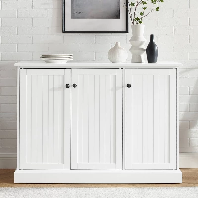 Shoreline Sideboard White - Crosley 2 Shoreline Sideboard White - Crosley - Image 2