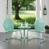 Griffith 3pc Outdoor Conversation Set - Aqua - Crosley