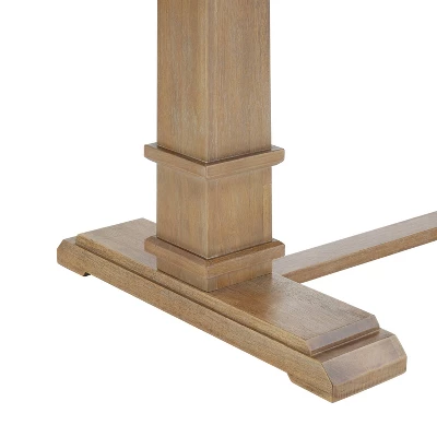 Joanna Rectangle Dining Table Rustic Brown - Crosley 8 Joanna Rectangle Dining Table Rustic Brown - Crosley - Image 8