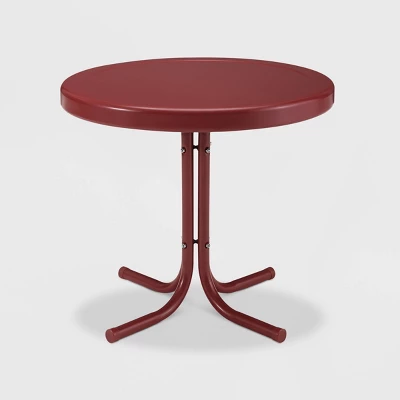 Crosley Retro Metal Patio Side Table 12 Crosley Retro Metal Patio Side Table - Image 12