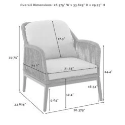 Haven 2pc Outdoor Wicker Armchair Set - Light Gray - Crosley -Cheap Crosley Store GUEST 47e6cb58 2712 446a be35 20f9388be58e
