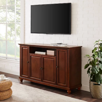 Cambridge Full Size TV Stand For TVs Up To 60" Dark Brown - Crosley 2 Cambridge Full Size TV Stand For TVs Up To 60" Dark Brown - Crosley - Image 2