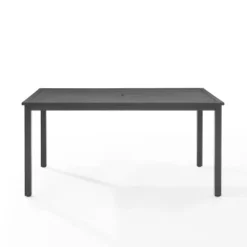 Hansen Rectangle Outdoor Metal Dining Table - Matte Black - Crosley -Cheap Crosley Store GUEST 4ab64c92 143c 481d bbf8 f01fb400b05f