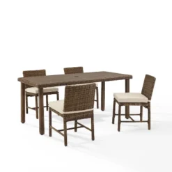 5pc Bradenton Outdoor Steel Dining Set - Crosley -Cheap Crosley Store GUEST 4b6162da bb0c 4a66 9db3 938c7672186d