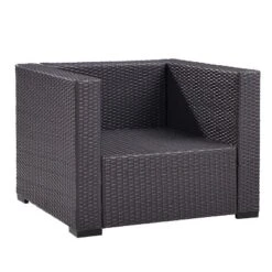 Biscayne Armchair With White Cushions - Brown/White - Crosley 8 Biscayne Armchair With White Cushions - Brown/White - Crosley -Cheap Crosley Store GUEST 4c24fe0b 19c0 498a 9b6c 9d5fd7bf84a0