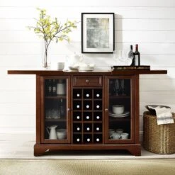 Lafayette Sliding Top Bar Cabinet Mahogany - Crosley -Cheap Crosley Store GUEST 4f63a163 1654 4cf5 b0a5 f348cb01e93e