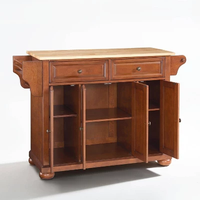 Alexandria Wood Top Full Size Kitchen Island/Cart - Crosley 8 Alexandria Wood Top Full Size Kitchen Island/Cart - Crosley - Image 8