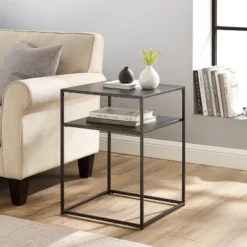 Braxton End Table Matte Black - Crosley -Cheap Crosley Store GUEST 503b8c61 0914 4fd5 803a 0ed6e9b8c631