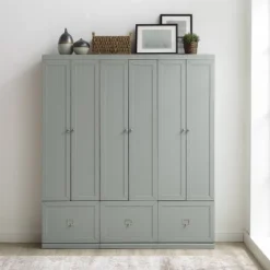 3pc Harper Entryway Set With 3 Pantry Closets Gray - Crosley 15 3pc Harper Entryway Set With 3 Pantry Closets Gray - Crosley -Cheap Crosley Store GUEST 51b5f480 d304 48e9 8f70 2c0b864492fc