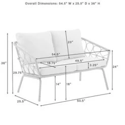 Juniper 4pc Outdoor Wicker Conversation Set - Cream/Natural -Crosley -Cheap Crosley Store GUEST 51f3a305 fab4 460e b6d3 f69734a7276b