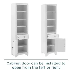 3pc Tara Sideboard And Bookcase Set Distressed White - Crosley -Cheap Crosley Store GUEST 52122803 c359 463a 95a8 759b8942b324