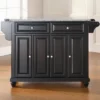 Cambridge Granite Top Full Size Kitchen Island/Cart Black/Gray - Crosley