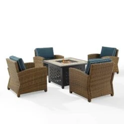 Bradenton 5pc Outdoor Wicker Arm Chair & Fire Table Set - Crosley 38 Bradenton 5pc Outdoor Wicker Arm Chair & Fire Table Set - Crosley -Cheap Crosley Store GUEST 542c58e1 de31 46f7 8ff5 78e85e9240a9