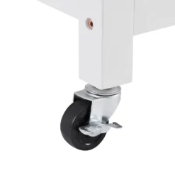 Tristan Open Kitchen Island Cart White/Natural - Crosley -Cheap Crosley Store GUEST 5498b9cd 311e 4fca bc72 d001947f864b