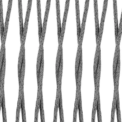 Dover 2pc Outdoor Rope Conversation Set With Loveseat & Coffee Table - Charcoal/Matte Black - Crosley 5 Dover 2pc Outdoor Rope Conversation Set With Loveseat & Coffee Table - Charcoal/Matte Black - Crosley - Image 5