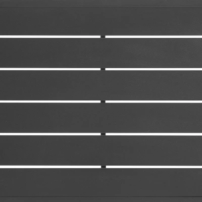 Dover 2pc Outdoor Rope Conversation Set With Loveseat & Coffee Table - Charcoal/Matte Black - Crosley 4 Dover 2pc Outdoor Rope Conversation Set With Loveseat & Coffee Table - Charcoal/Matte Black - Crosley - Image 4