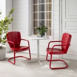 Ridgeland 3pc Outdoor Bistro Set With Table & 2 Chairs - Red - Crosley 14 Ridgeland 3pc Outdoor Bistro Set With Table & 2 Chairs - Red - Crosley -Cheap Crosley Store GUEST 57668941 e72a 445c 99b3 11daec22e2ed