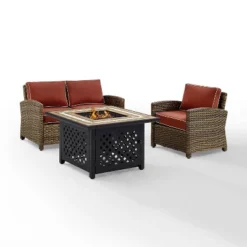 3pc Bradenton Outdoor Steel Fire Pit Set Sangria/Weathered Brown - Crosley 14 3pc Bradenton Outdoor Steel Fire Pit Set Sangria/Weathered Brown - Crosley -Cheap Crosley Store GUEST 57c9b31a 5541 434a 8a63 1d04dca35abe