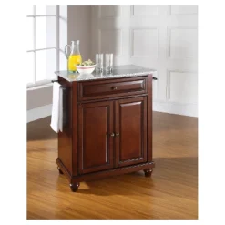Cambridge Solid Granite Top Portable Kitchen Island - Vintage Mahogany - Crosley -Cheap Crosley Store GUEST 59235ee6 acdf 4888 b66d 57c5c54ef834