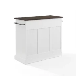 Shoreline Kitchen Island White/Dark Brown - Crosley -Cheap Crosley Store GUEST 5996b8ad 35b3 430e 871f 6874a48ed147