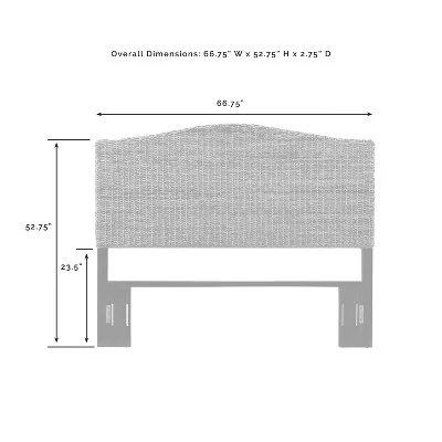 Queen Serena Headboard Banana Leaf - Crosley 5 Queen Serena Headboard Banana Leaf - Crosley - Image 5