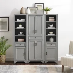 3pc Tara Pantry Set - Pantry And 2 Linen Cabinets - Crosley 21 3pc Tara Pantry Set - Pantry And 2 Linen Cabinets - Crosley -Cheap Crosley Store GUEST 5be9e497 1b70 445b ba54 0dcd1028c00f