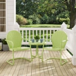 Griffith 3pc Outdoor Conversation Set - Key Lime - Crosley -Cheap Crosley Store GUEST 5d0e1466 29c4 40dc ba37 686f9612378f