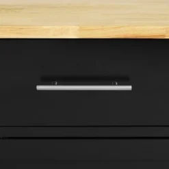 Full Savannah Wood Top Kitchen Island Cart Black/Natural - Crosley -Cheap Crosley Store GUEST 5df91d72 d0e1 4e65 8346 a9279e3714da 1