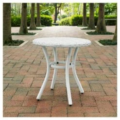 Crosley Palm Harbor Outdoor Wicker Round Side Table In White 6 Crosley Palm Harbor Outdoor Wicker Round Side Table In White -Cheap Crosley Store GUEST 60352703 96aa 470d 95a2 7a2eff5b6cbe