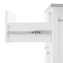 Soren Stainless Steel Top Kitchen Island/Cart Stainless Steel /White - Crosley -Cheap Crosley Store GUEST 63658c4b d1b1 45de 86d1 7f2904565228