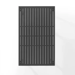 Hansen Rectangle Outdoor Metal Dining Table - Matte Black - Crosley -Cheap Crosley Store GUEST 63d4d3a6 57e2 4638 82e5 0a252b31a861