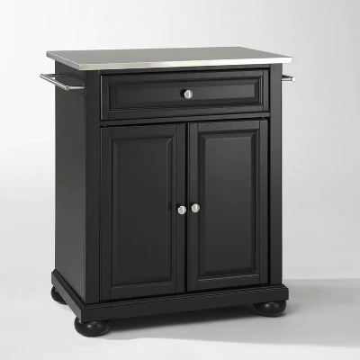 Alexandria Stainless Steel Top Portable Kitchen Island/Cart - Crosley 7 Alexandria Stainless Steel Top Portable Kitchen Island/Cart - Crosley - Image 7