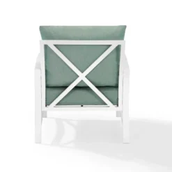 Kaplan Outdoor Steel Arm Chair Mist/White - Crosley 15 Kaplan Outdoor Steel Arm Chair Mist/White - Crosley -Cheap Crosley Store GUEST 646bfeeb 9904 4b74 98d1 851eea952268
