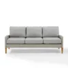 Capella Outdoor Wicker Sofa - Gray/Acorn - Crosley